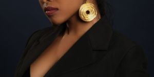 Nayia Brass Earrings