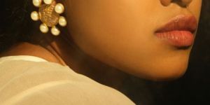 Nora Brass Stud Earrings