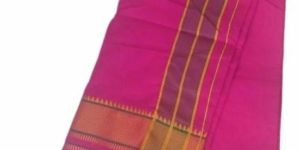 Pink Dhoti Angavastram