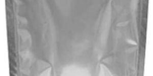 One Side Transparent One Side Silver Pouches with Zipper