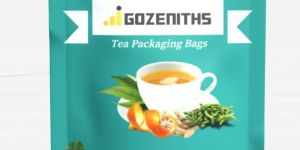 Printed Tea Standy Zipper Packaging Pouch