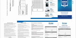 Warranty Card Printing Services