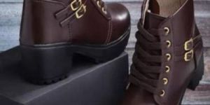 Ladies Brown Leather Boots