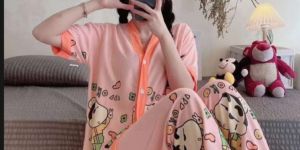 Ladies Printed Night Suit