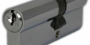 Z Black 70mm Both Side Key Cylinder Lock