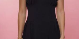 Ruffle Sleeves Mini Dress