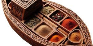 Kerala Vallam Model Spice Box (Without Spice)