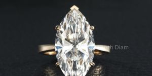 Marquise Diamond Solitaire Ring