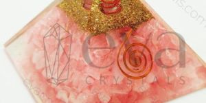 Rose Quartz Orgone Pyramid
