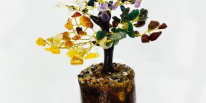 Seven Chakra Chips Stone Tree