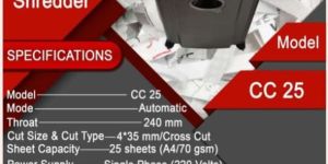 VICTOR DEPARTMENTAL PAPER SHREDDING MACHINE MODEL VICTOR CC 25