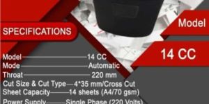 VICTOR PAPER SHREDDER MACHINE VICTOR DS 14CC