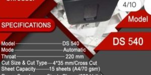 VICTOR PAPER SHREDDING MACHINE MODEL VICTOR DS 540