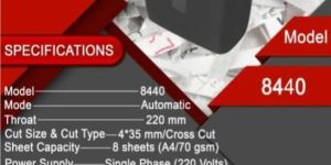 VICTOR SMALL PAPER SHREDER MODEL VICTOR 8440