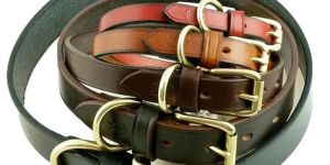 Waterproof Classic Leather Dog Collar