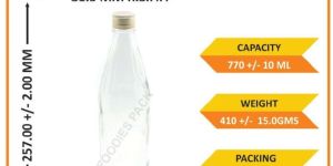 Glass Sharbat Bottles