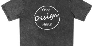 Mens Acid Washed Round Neck T-Shirts