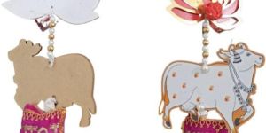 Lotus Cow Door Hangings