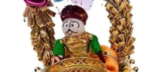 Raja Rani Puppet T Light Holder