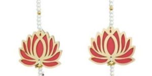 Two Lotus Cow Door Hanging