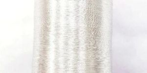 Polyester Half Fine Silver Zari Thread Roll