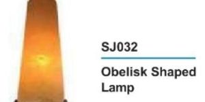 Obelisk Shaped Rock Salt Lamp