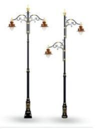 Luxemberg LED Post Lamp