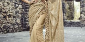 Ladies Net Designer Saree with Blouse