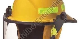 PVC Yellow International Fire Safety Halmet