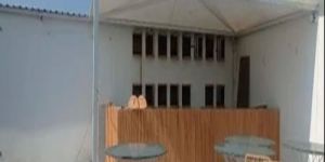 Bar Tensile Gazebo Structure