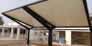 Flat Car Parking Tensile Structure