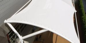 Walkway Covering Tensile Structure