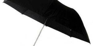 Plain Black Umbrella