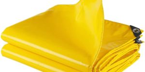Yellow Plastic Tarpaulin