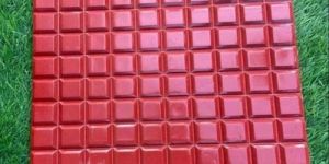 Red Cement Parking Tiles