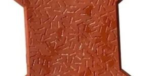 Red I Shape Cement Paver Block