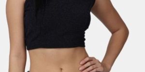 Shimmer off Shoulder Crop Top