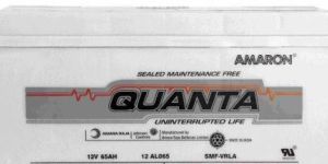 12Volt 65AH Amaron Make SMF VRLA Battery