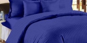 Blue Plain Hotel Bed Sheet