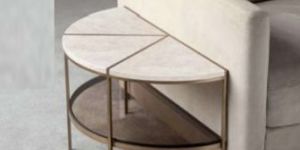 Modern PVD Coated Side Table
