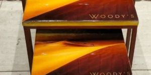 Square Epoxy Nesting Table Set