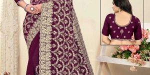 Heavy Jari Work Saree