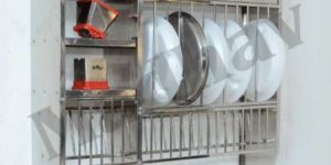 Plain 38x36 Inch Stainless Steel Kitchen Rack