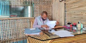 Bamboo Counter Table
