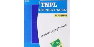 TNPL Platinum 80 GSM A4 Plain Copier Paper White 500 Sheets (Pack of 1 Ream)