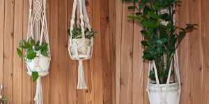 PH07 Cotton Macrame Plant Hanger