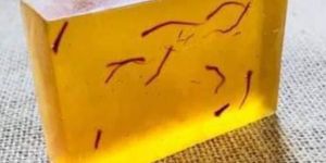 Homemade Saffron Soap