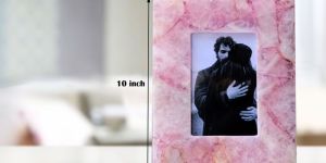 Rose Quartz Photo Frame