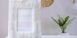 Selenite Photo Frame
