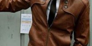 Mens Sheep Skin Leather Jacket